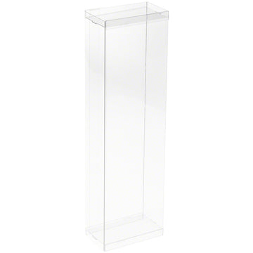 Dollsafe Clear Folding Display Box For 11-12.5 Inch Dolls And Action Figures, 4'' W X 2.25'' D X 13'' H, Pack Of 3