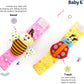 Baby K Baby Rattle Socks For Girls & Boys (Set B) - Baby Toys 6-12 Months - Baby Wrist Rattles And Foot Rattles - Baby Toys For