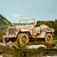 RoWood Model car Kit to Build, 3D Wooden Puzzle for Adults & Teens, DIY Scale Mechanical Vehicle Model Craft Kits - Army SUV