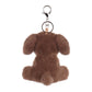 Apricot Lamb Cute Toys Plush Chocolate Labrador Dog Puppy Stuffed Animal Soft Keychain For Kids Bag, Purse, Backpack, Handbag (C