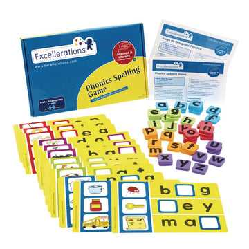 Excellerations Phonics Spelling Game For Kids And Classrooms Classroom Activity (12 Game Boards) (Item # Psg)