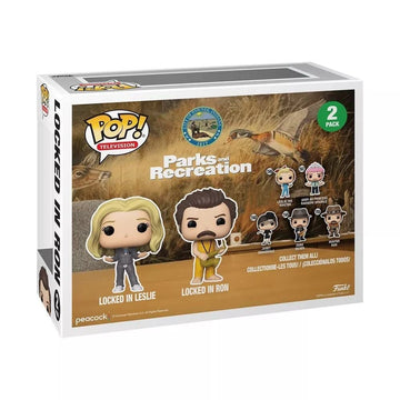 Funko Pop! Parks And Recreation - 2Pk Locked In Ron & Leslie Exclusive