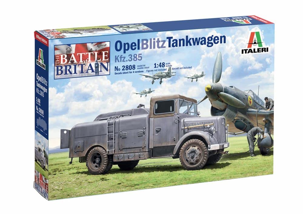 Italeri 2808S 1:48 Sd.Kfz.385 Tank Truck Bat.o.Brit, Model Building, Kit, Stand Model Making, Crafts, Hobby, Gluing, Plastic Con