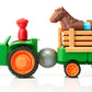 Smartmax My First Farm Tractor Stem Magnetic Discovery Play Set With Moving Tractor For Ages 1-5