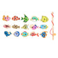 Enakshi Montessori Wooden Fishing Game Toy Fine Motor Skill, For Age 3+ 15 Fishes|Toys & Hobbies | Educational | Other Education