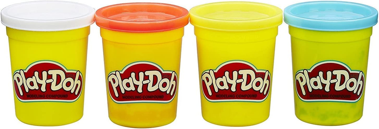 Play-Doh Bulk Mixed Colors 12-Pack of Non-Toxic Modeling Compound, (4oz) Cans (12-Cans, 48oz)
