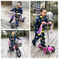 Kortes 1 Pack Kids Bike Bell And 2 Pack Kids Bike Streamers For Children'S Bike Accessories (Pink, Red,& Blue) (Blue & Green)