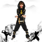 Digi Marker Halloween Ninja Costume For Boys Kids Ninja Dress Up & Pretend Play With Deluxe Ninja Toys
