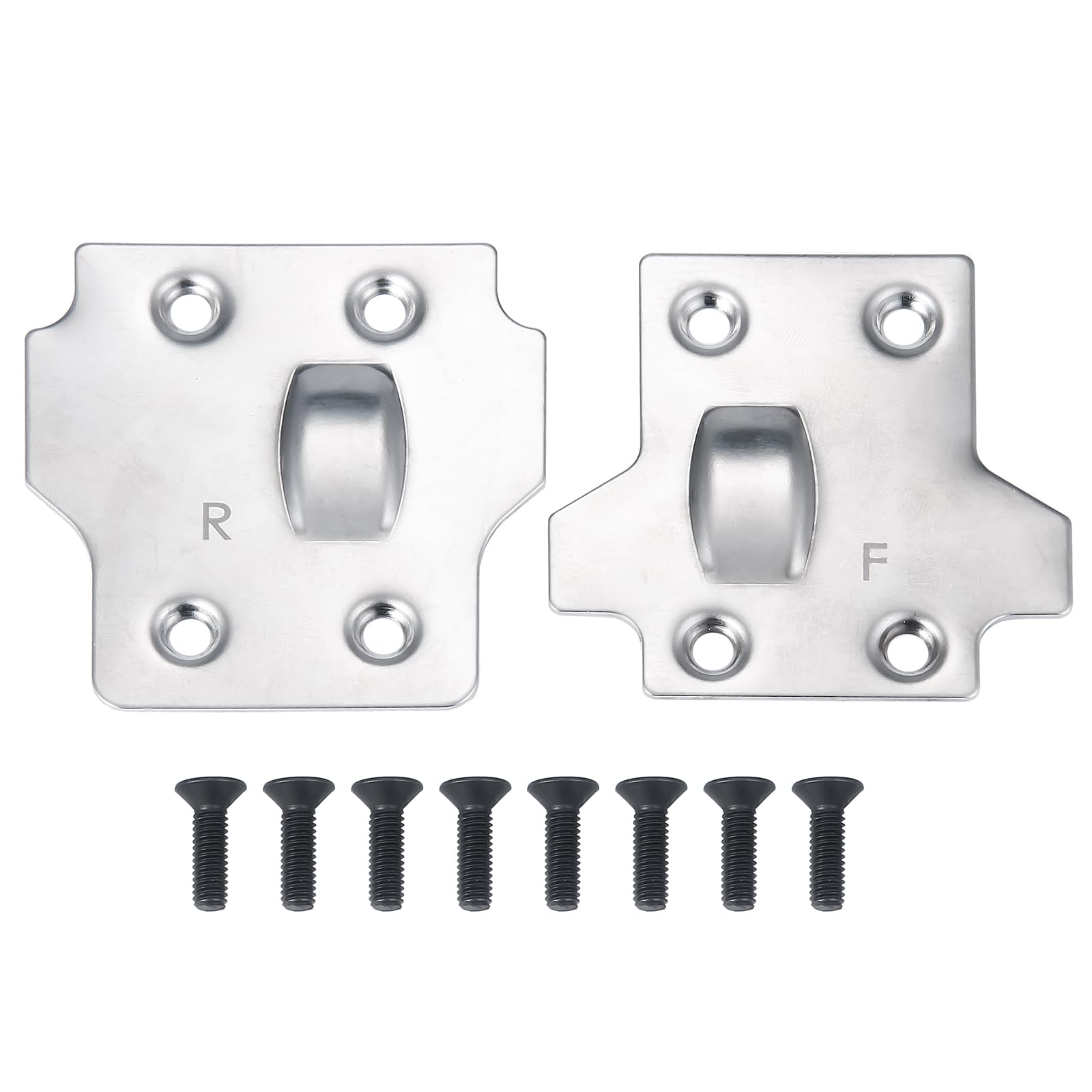 MORLORDY RC Steel Front and Rear Skid Plate for 1/8 Kraton Outcast Senton Talion Typhon BLX Truck Upgrades