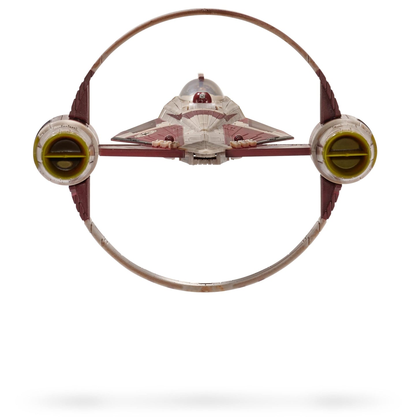 STAR WARS Micro Galaxy Squadron OBI-WAN Kenobi Jedi Starfighter 5-Inch Vehicle with 1-Inch Figures, Multicolor, Model SWJ0014