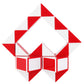 Mipartebo Magic Snake Cube Twist Puzzle 36 Wedges Large Size Twist Fidget Snake Toys Gift Party Favors Game Goodie Bag Fillers For Kids Adults Teens Red