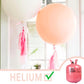 Partywoo Pink Large Balloons, 4 Pcs 36 Inch Balloons, Pale Pink Big Balloons, Pastel Pink Giant Balloons, Jumbo Balloons For Party Decorations, Baby Shower Decorations, Wedding Decorations, Pink-Q01