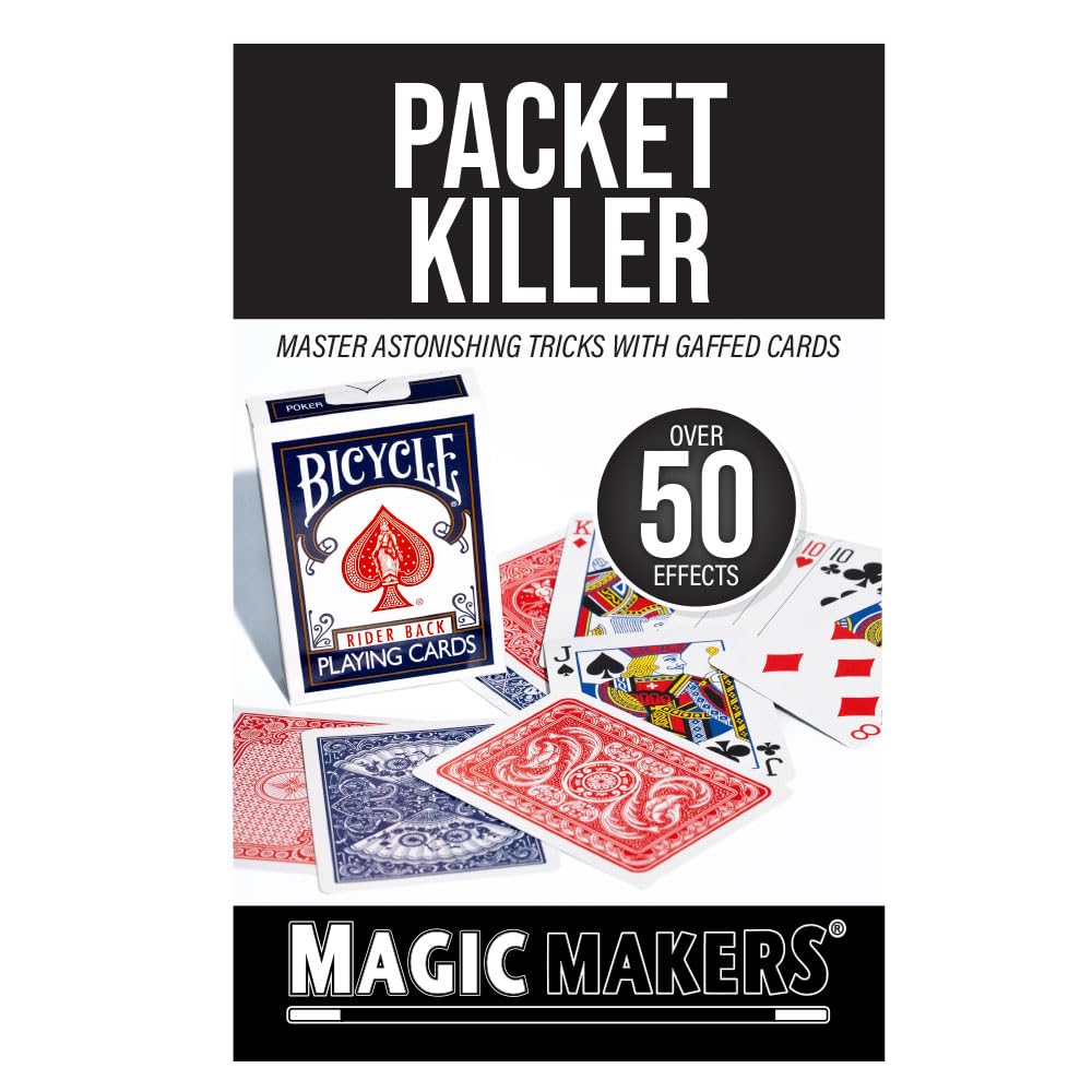 Magic Makers Packet Killer Bicycle Deck - 50 Tricks With Special Printed Bicycle Cards