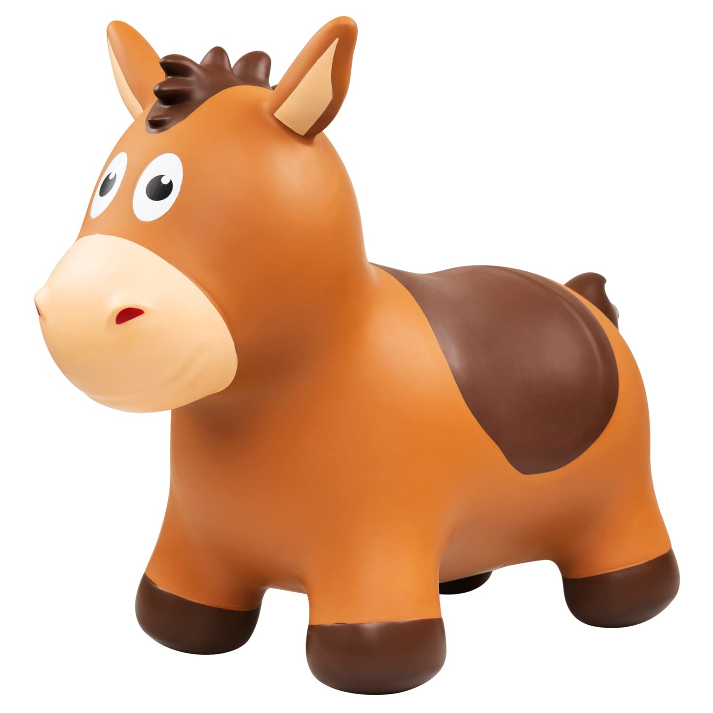 Playzap Bouncy Animal, Bouncing Jumping Horse Animal Hopper Hopping Toys, Inflatable Bouncy Ride On Toy For Kids/Toddlers/Children (Pump Included)