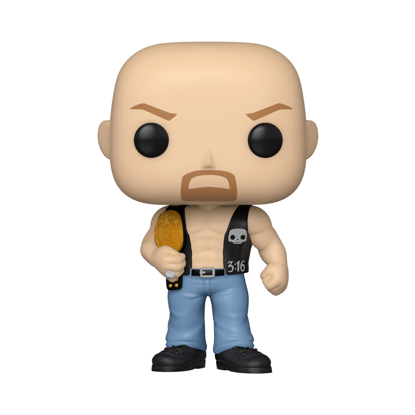 Funko Pop! WWE Stone Cold Steve Austin Vinyl Figure with Belt - Multicolor, Standard Size, Model 49263