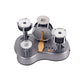 Alnicov Mini Finger Drum Set Desk Touch Drumming Led Light Percussion Jazz