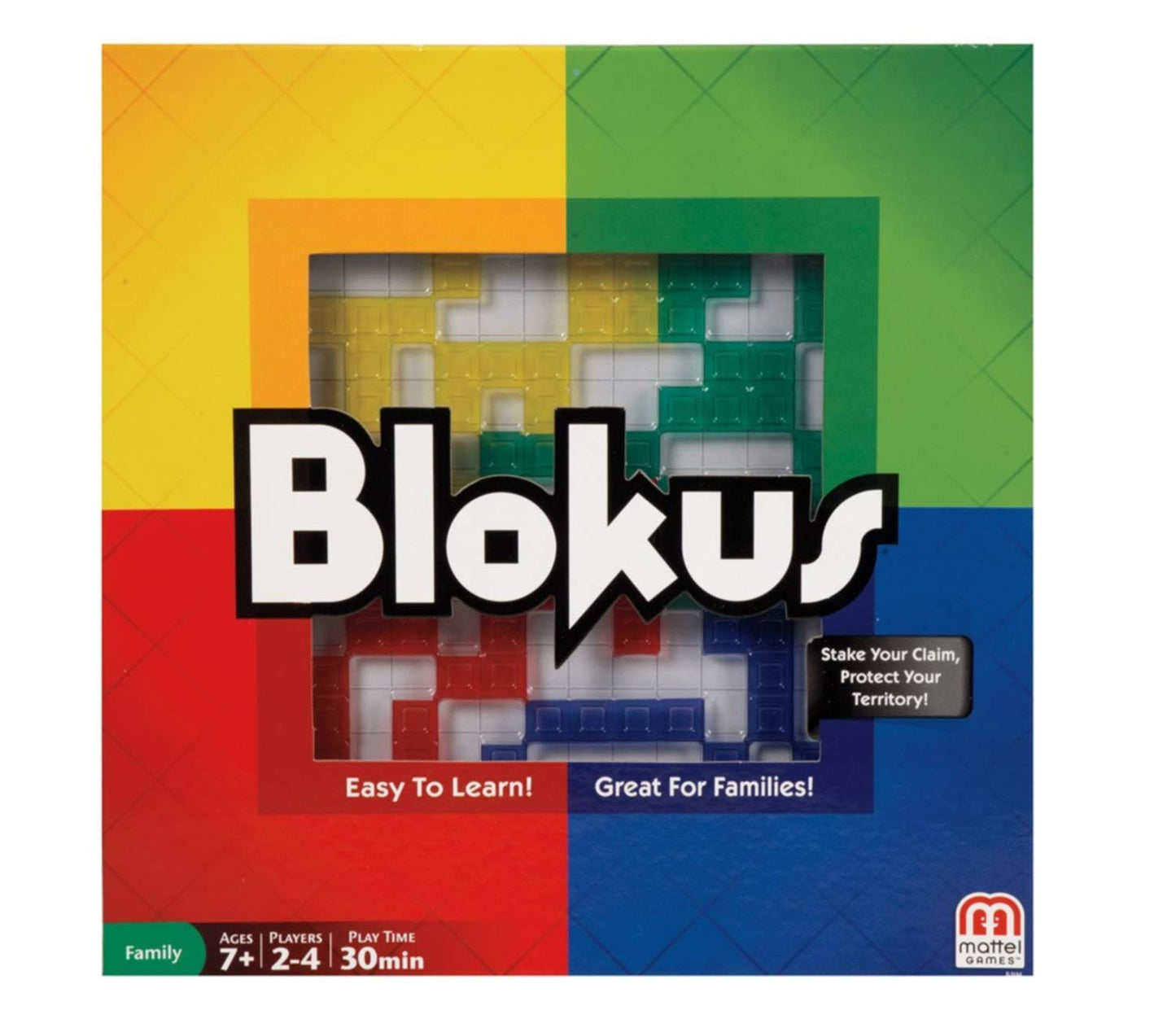 Blokus Strategy Board Game Bundle With Mr Dice Drawstring Bag