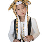 Joyhy Kids Adults Plush Hat Ear Moving Ear Flap Hat With Paw Brown Tiger