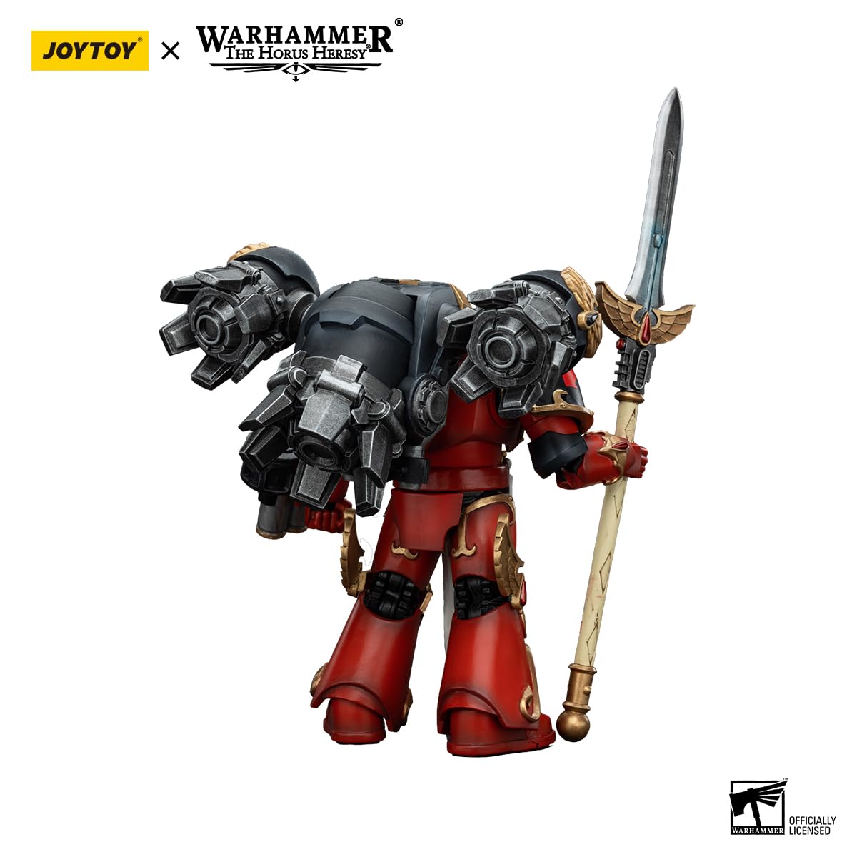 JOYTOY Warhammer The Horus Heresy Blood Angels Dawnbreaker Cohort Dawnbreaker Champion 1:18 Scale Action Figure Mecha Joy Toy Collection Model 4.76in