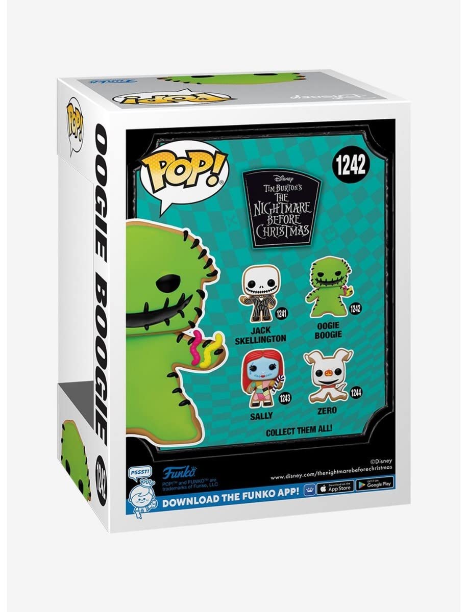Funko POP! The Nightmare Before Christmas Gingerbread Oogie Boogie Figure, Multicolor, Model FUN67716