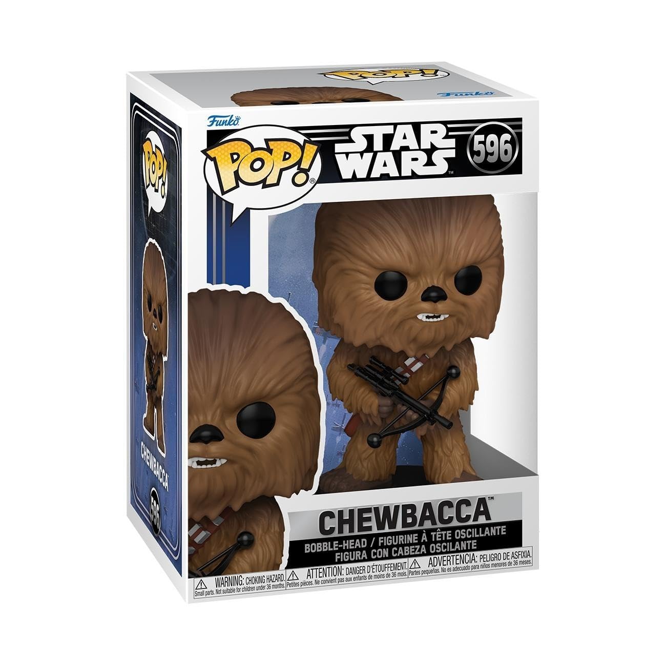 Funko Pop! Star Wars Chewbacca Vinyl Figure - Standard Size, Multicolor, Model 67533