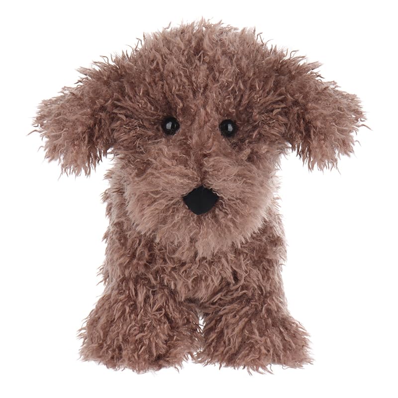 Apricot Lamb Toys Plush Dark Brown Poodle Dog Puppy Stuffed Animal Soft Cuddly Perfect For Child 8.3 Inches