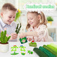 620 Pieces Green Pipe Cleaners Craft Set, 600 Pcs Chenille Stems with 20 Pcs Flower Stems, Craft Supplies Bulk for DIY Art and C