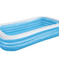 Bestway Inflatable Family Pool, 10 X 6 X 22/3.05M X 1.83M X 56Cm, Outdoor Garden Pool, Capacity : 1161L
