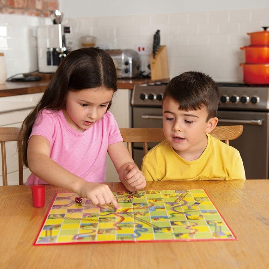 Galt Toys, Snakes & Ladders And Ludo, Classic Family Board Game, Ages 3 Years Plus, 2-4 Players