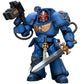 JOYTOY Warhammer 40,000 1/18 Action Figure Ultramarines Terminator Sergeant - Power Sword & Teleport Homer Model JT9923