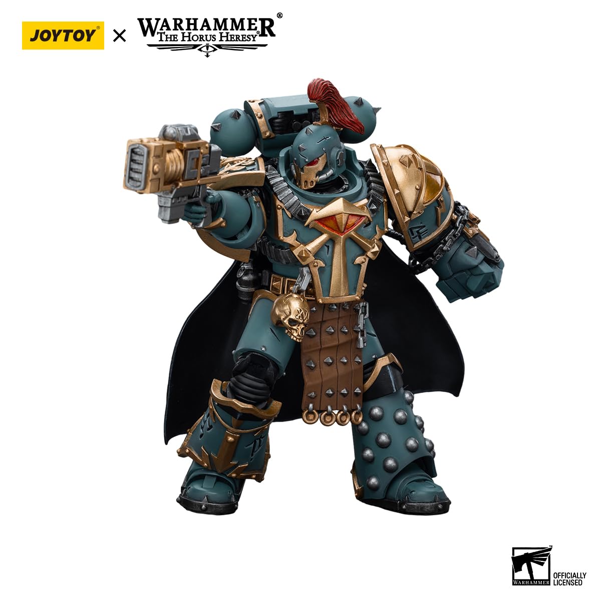 Joytoy Warhammer 40K The Horus Heresy Sons Of Horus Tartaros Terminator Squad Legion Praetor With Power Fist 1:18 Scale Action F