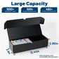 Fabmaker Trading Card Storage Box, 8-Pack1000 Count Card Storage Box With Dividers And Labels, Card Organizer For Yugioh Mtg Tcg