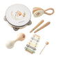 Ujeavette Baby Musical Instruments For Toddlers 13 Rhythm Training Toy With Xylophone No Triangles