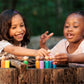 My Felt Story Set Of 12 - Rainbow Wooden Peg Dolls With Emotions | Multicultural Skin Tone Figures | Sensory Autism Toys For Toddlers, Early Education, Social Emotional Therapeutic Learning