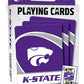 Kansas State Wildcats Playing Cards Logo