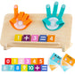 Montessori Toys For 3 4 5 Year Old,Preschool Learning Toys For Toddlers Age 2-4,Educational Math Manipulatives Number Counting B