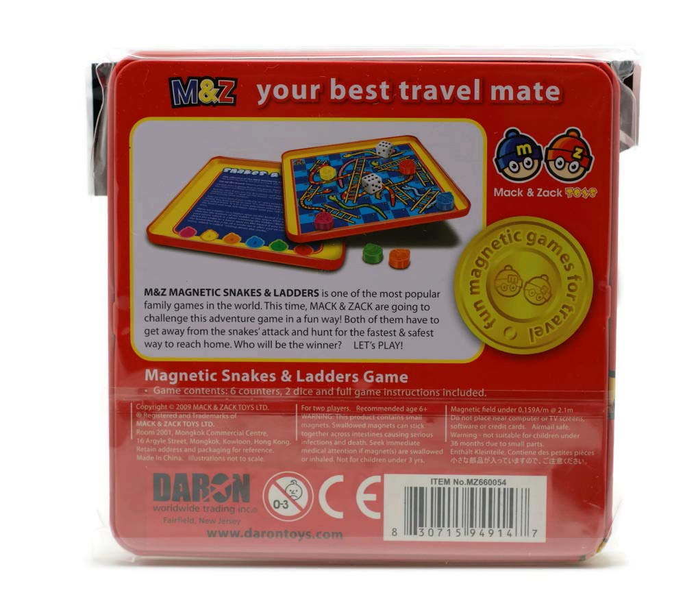 Snakes & Ladders Magnetic Travel Game