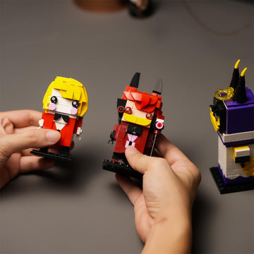 Onederbkk Christmas Horror Figure Building Kit Compatible With Lego For Adults,Hazbin Adam Figure Toys For Girls And Boys 8-14 Y