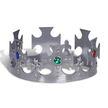 Plastic Jeweled King'S Crown