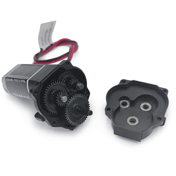 RCLIONS Aluminum Transmission Case 16.6:1 Gearbox with Gear for 1/18th TRX4-M RC Car Upgrade Parts Accessories