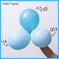 Partywoo Light Blue Balloons, 85 Pcs Matte Blue Balloons Different Sizes Pack Of 18 Inch 12 Inch 10 Inch 5 Inch Blue Balloons For Balloon Garland Balloon Arch As Birthday Party Decorations, Blue-Y4