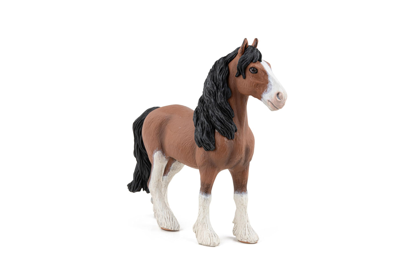 Papo 51571- Figure - Clydesdale Horse, Multicolor
