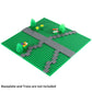 Dark Bluish Gray 2×2 Tile ×500 Parts And Pieces Flat Moc Bricks, Bulk Building Blocks For Smooth Surface Wall Floor, Toy Accessories Compatible With Major Brands