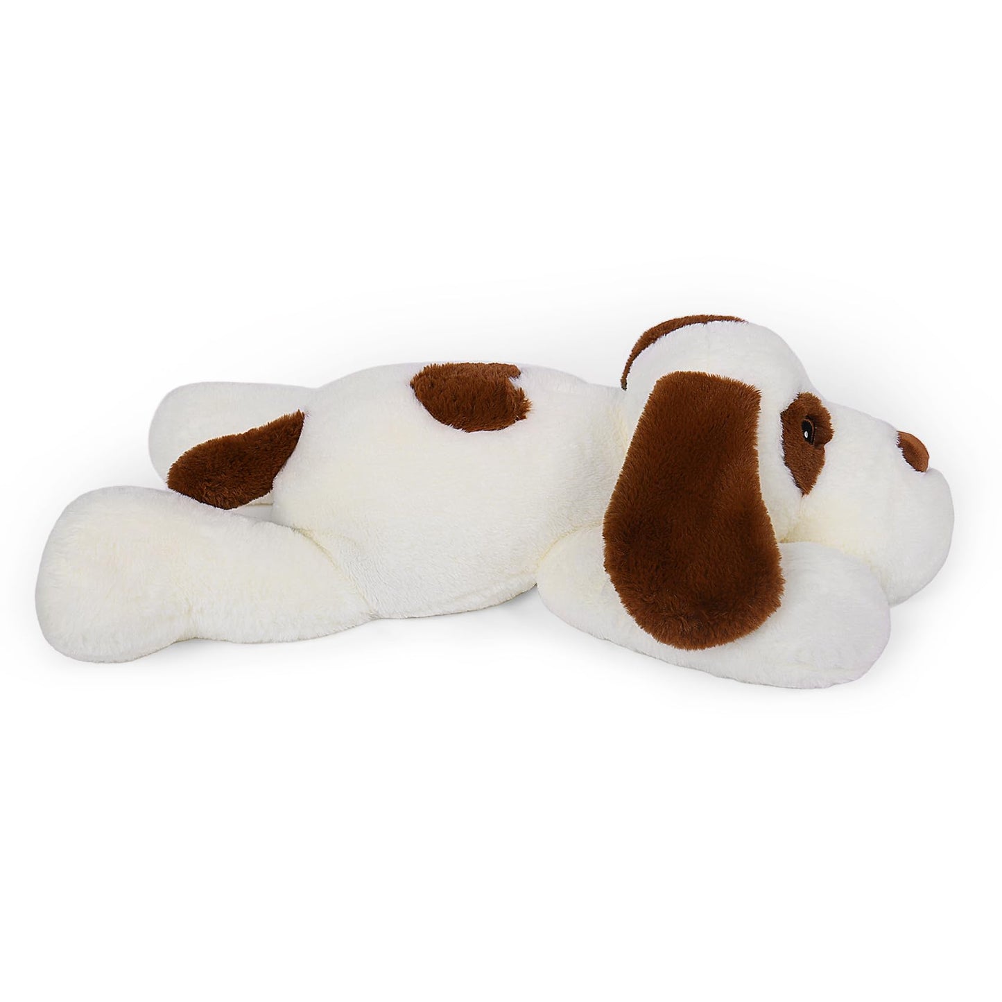 Jellymallow 5 Lbs 27'' Weighted Stuffed Animals Dog Plushie, Cute White Dog Weighted Plush Pillow Giant Stuffed Animals For Kids