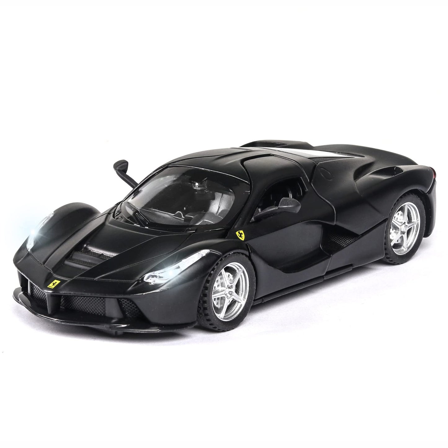 Alloy Collectible Ferrari Race LaFerrari Pull Back Vehicles Diecast Cars Model with Lights and Sound