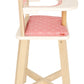 Hape Wooden Highchair For Babydoll| Fits Dolls Up To 20 Inch| Wooden Doll Play Furniture For Kids