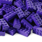 Feleph 100Pcs 2X4 Bricks Dark Purple Pieces Parts Classic Building Kit Creative Play Set Basic Blocks Toy Accessories Compatible With 3001 Major Brands