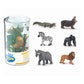 Papo -Hand-Painted - Figurine -Historicals -Mini Plus Wild Set 1 (Tube, 6 Pcs) -33020 - Collectible - For Children - Suitable Fo