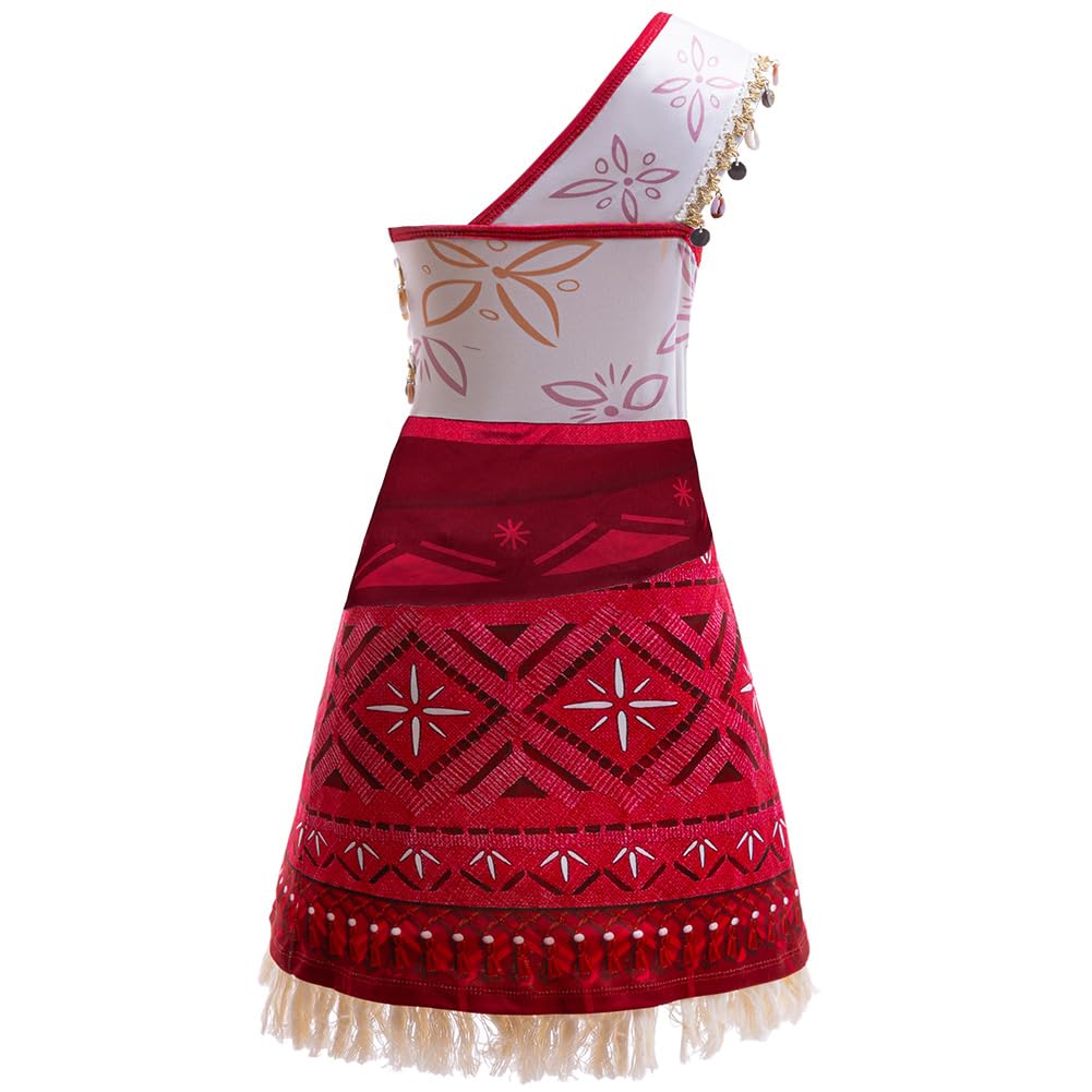 Keaiyouhuo Girls Adventure Outfit Dress Princess Dress Up Halloween Costumes With Necklace