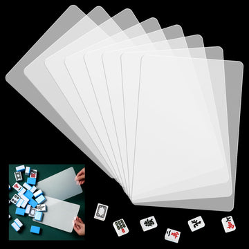 Seenelling 8 Pcs Mahjong Tile Mixer Shuffler for Mixing and Shuffling Tiles Plastic Game Accessories Gifts for Mahjong Lovers Pl